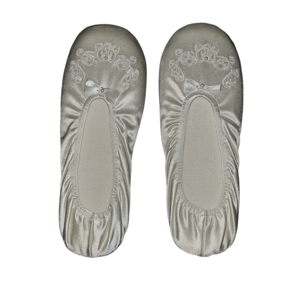 Elegant Wedding Slippers/Ballet Flats  Size XL